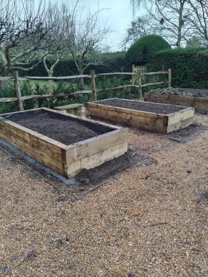 Raised bed kits with our topsoil and compost mix - Gardenscapedirect